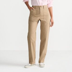 Lands' End Women's Chino High Rise Utility Pants